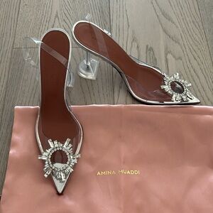 Amina muaddi begum sling back pumps size 36